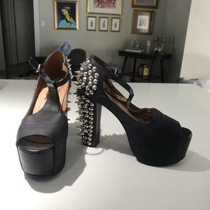 Jeffrey Campbell studded platforms